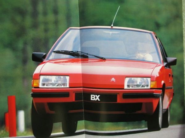 Citroen BX19 GT Juli 1984 Prospekt Deutsch