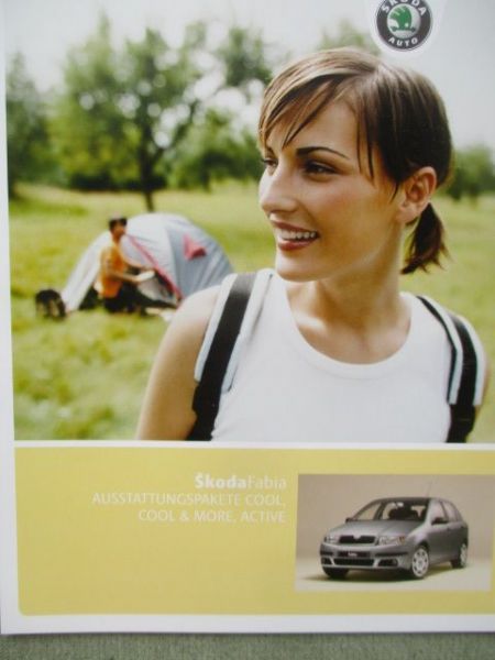 Skoda Fabia Ausstattungspakete Cool +More,Active Mai 2005