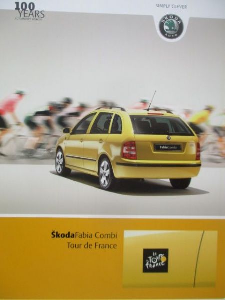 Skoda Fabia Combi Tour de France Brochure Englisch 3/2005