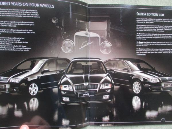 Skoda Octavia,Fabia Superb Edition 100 Englisch März 2005