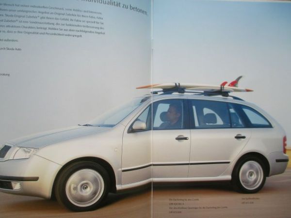 Skoda Fabia Typ6Y Zubehör Katalog März 2003