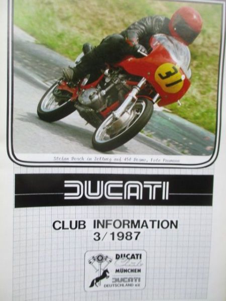 Ducati club information 3/1987