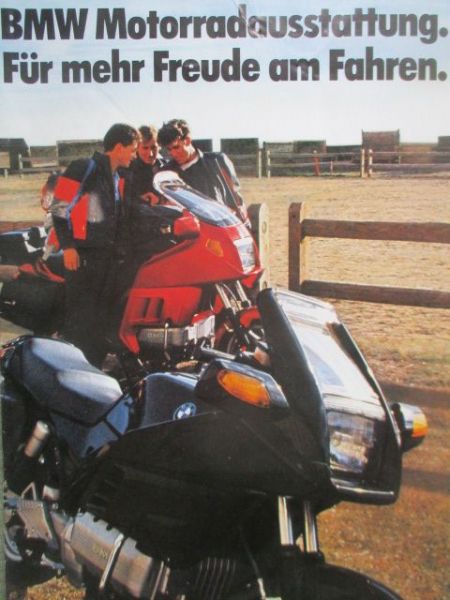 BMW Motorradausstattung Januar 1987