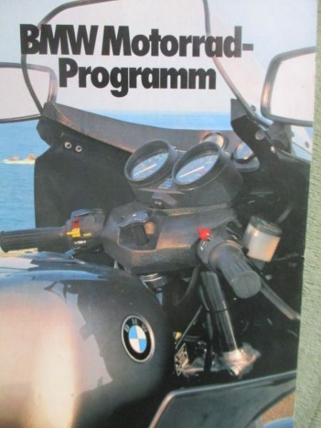 BMW Motorrad Programm 1981