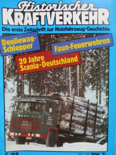 Historischer Kraftverkehr 6/1988