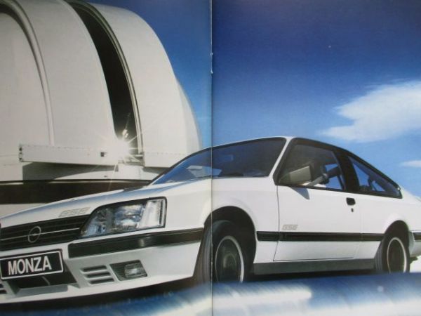 Opel Monza 2.2i 2.5i 3.0i Prospekt Juli 1985