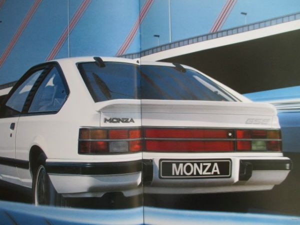 Opel Monza 2.2i 2.5i 3.0i Prospekt Juli 1985