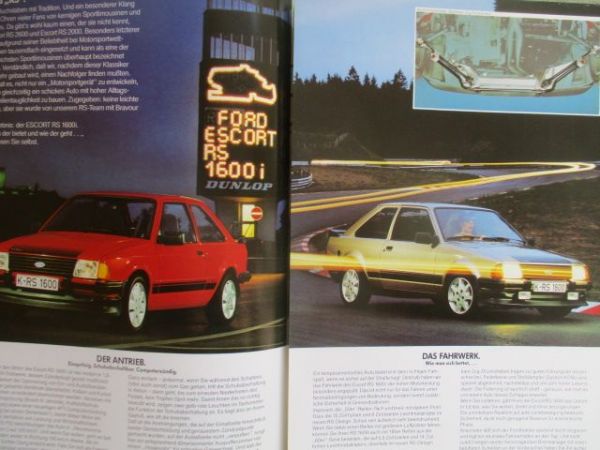 Ford Escort RS 1600i August 1982