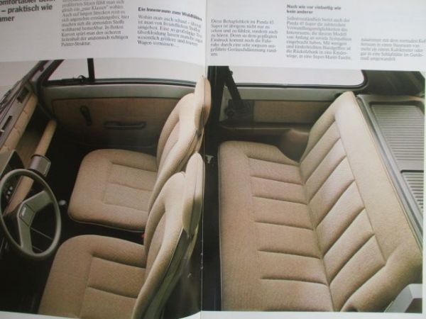 Fiat Panda 34 45CL +Super Katalog November 1985
