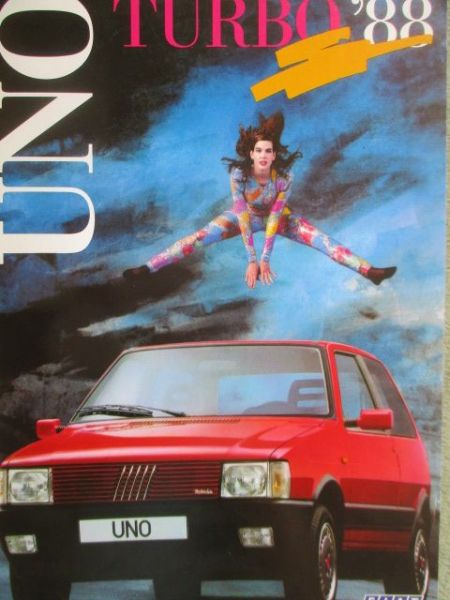 Fiat Uno turbo i.e. Katalysator Prospekt