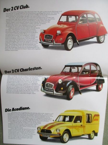 Citroen 2CV Club +Charleston +Acadiane Juli 1983