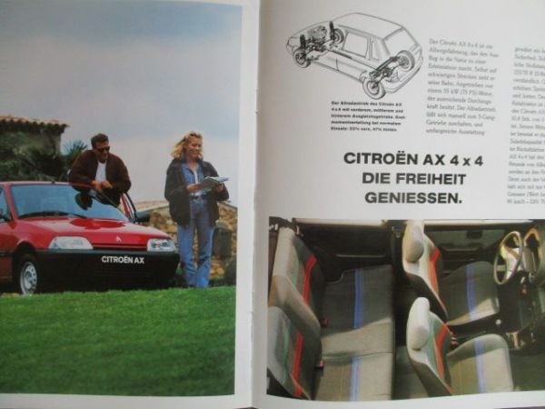 Citroen AX 11 TRX 14TZX TGD +AX Diesel +AX GT +AX GTi