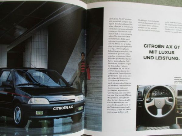 Citroen AX 11 TRX 14TZX TGD +AX Diesel +AX GT +AX GTi