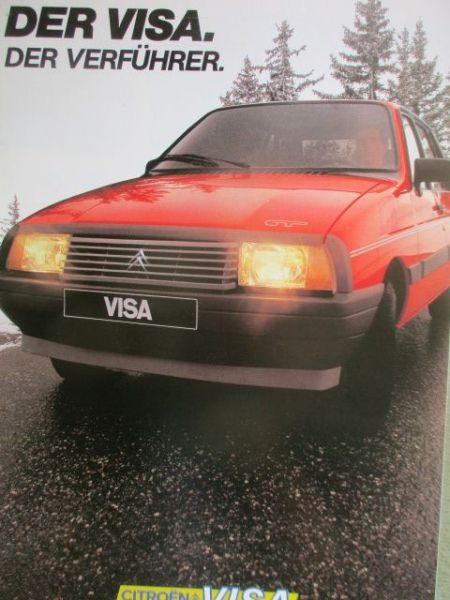 Citroen Visa +Club +Plein Air +GT Katalog März 1984