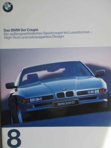 BMW 840Ci 850Ci September 1997