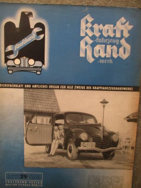 Krafthand Nr.29/1939