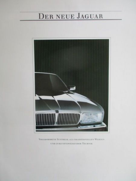 Jaguar XJ40 A3 Format Vorstellung Katalog ca. 1986