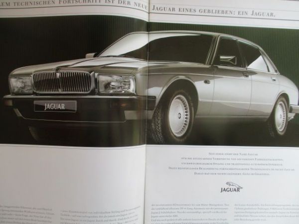 Jaguar XJ40 A3 Format Vorstellung Katalog ca. 1986