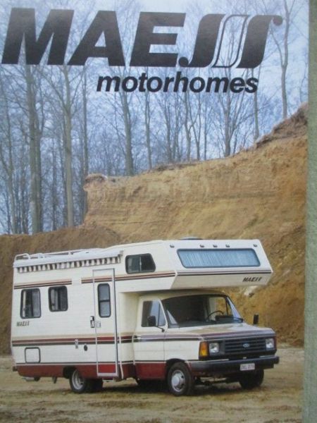 Maesss Motorhomes Prospekt Modelle 1984