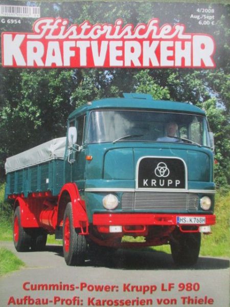 Historischer Kraftverkehr 4/2008