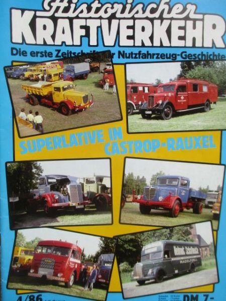 Historischer Kraftverkehr 4/1986