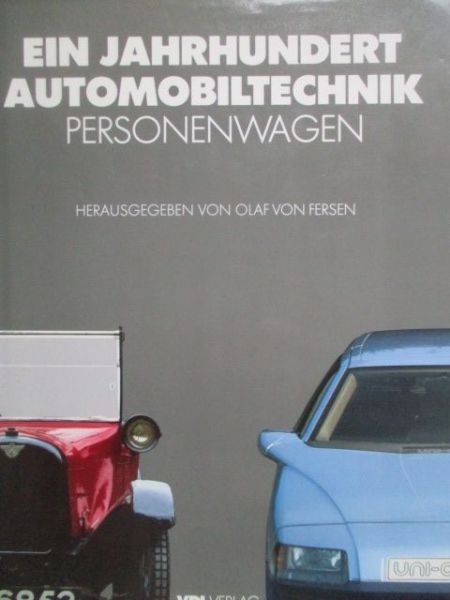 VDI Verlag Olaf von Fersen Ein Jahrhundert Automobiltechnik Personenwagen