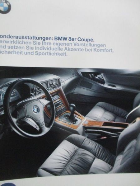 BMW 840Ci 850Ci E31 Sonderausstattungen März 1997