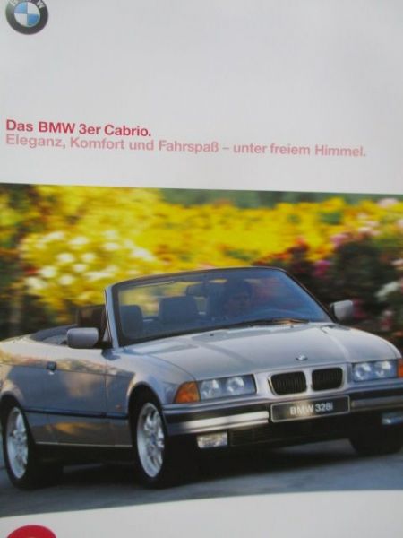 BMW 318i 320i 328i E36 Cabriolet September 1997