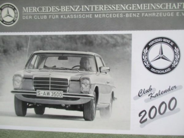 Mercedes Benz IG Kalender 2000 15x21cm