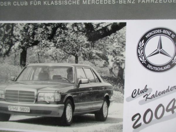 Mercedes Benz IG Kalender 2004 15x21cm