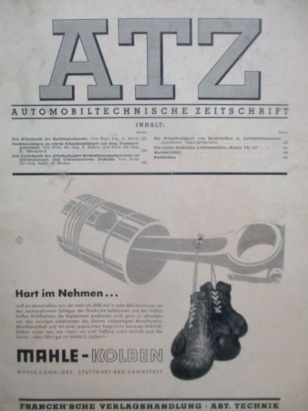 Automobiltechnische Zeitschrift Juni 1952