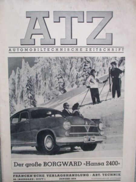 Automobiltechnische Zeitschrift Januar 1954