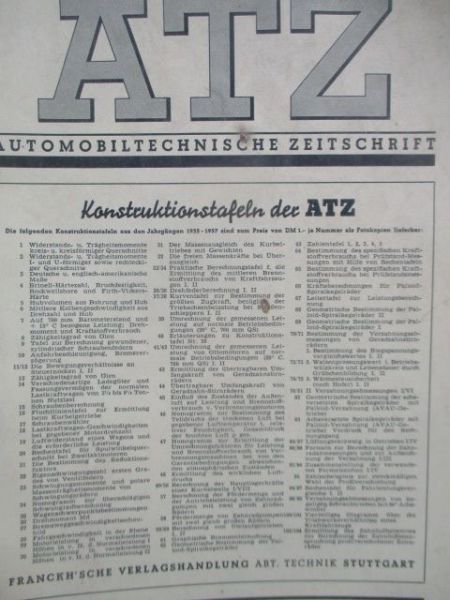 Automobiltechnische Zeitschrift Mai 1957