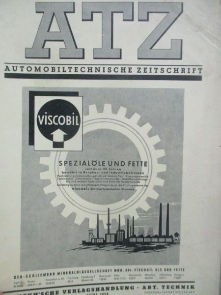 Automobiltechnische Zeitschrift Juli 1958
