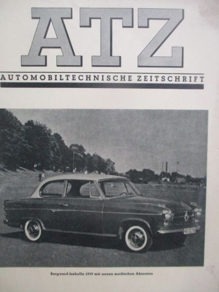 Automobiltechnische Zeitschrift 9-1958