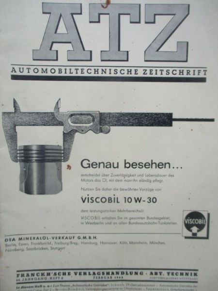 Automobiltechnische Zeitschrift Februar 1962