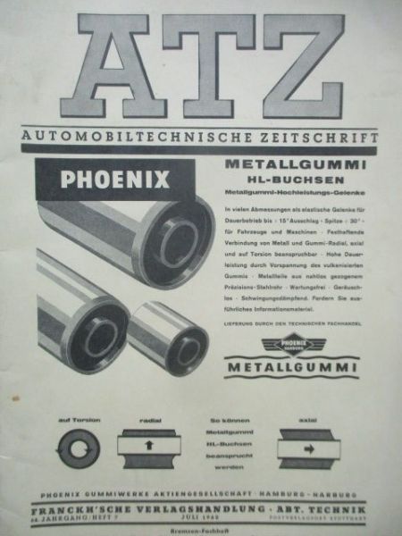 Automobiltechnische Zeitschrift Juli 1962