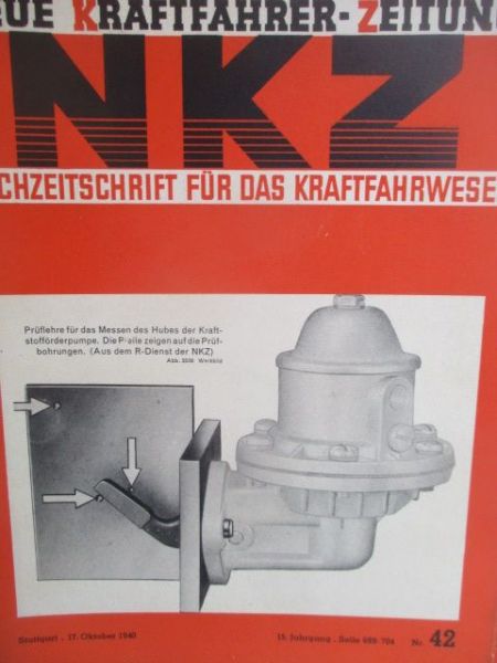 Neue Kraftfahrer Zeitung 42/1940