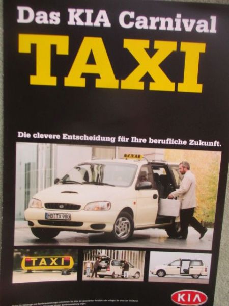Kia Carnival TAXI April 2000