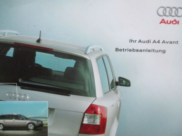 Audi A4 Avant (Typ 8E) November 2002