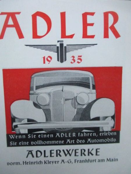 Adler Trumpf - Junior Prospekt +Beilagen Rarität