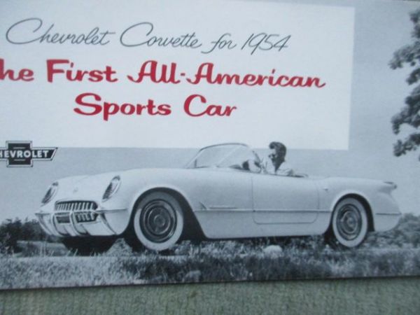 Chevrolet Corvette C1 for 1954 Sports Car Flyer