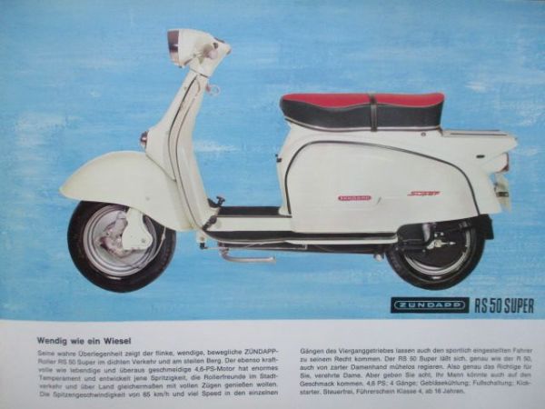 Zündapp R50 RS 50 Super Prospekt