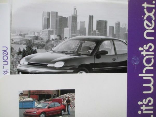 Chrysler Neon 1995 France Pressemappe+Fotos