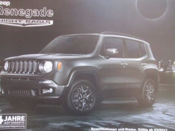 Jeep Renegade Night Eagle Preise 3/2017