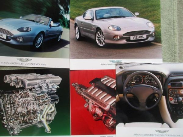 Aston Martin DB7 Vantage +Volante Genf Pressemappe 2000