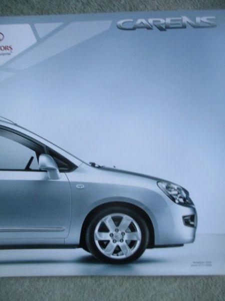 Kia Carens Preise/Farben/Daten März 2009
