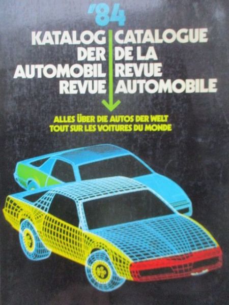 Automobil Revue Automobile Katalog 1984