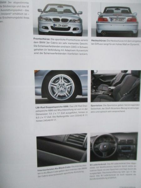 BMW 318Ci 320Ci 325Ci 330Ci E46 Cabrio September 2003