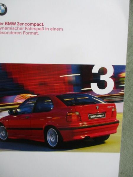 BMW 316i 323ti 318tds E36/5 compact März 2000